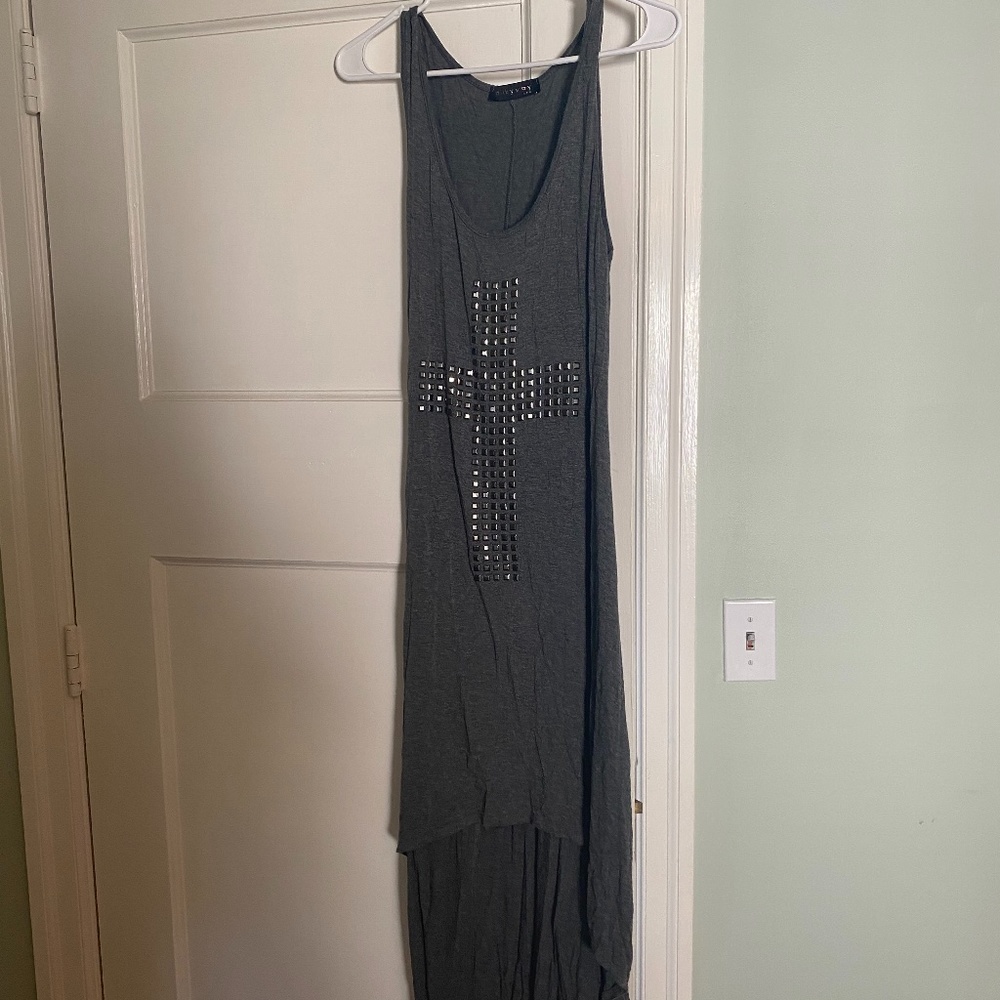 Gray Maxi Dress